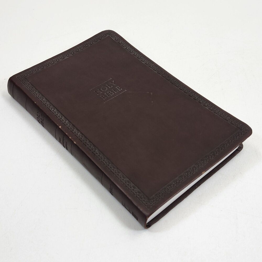 Zondervan Thinline Bible NIV New International Version 2011 Leathersoft Brown